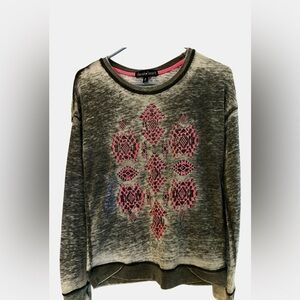 Derek Heart embroidered top Size S Casual. Grunge  Streetwear